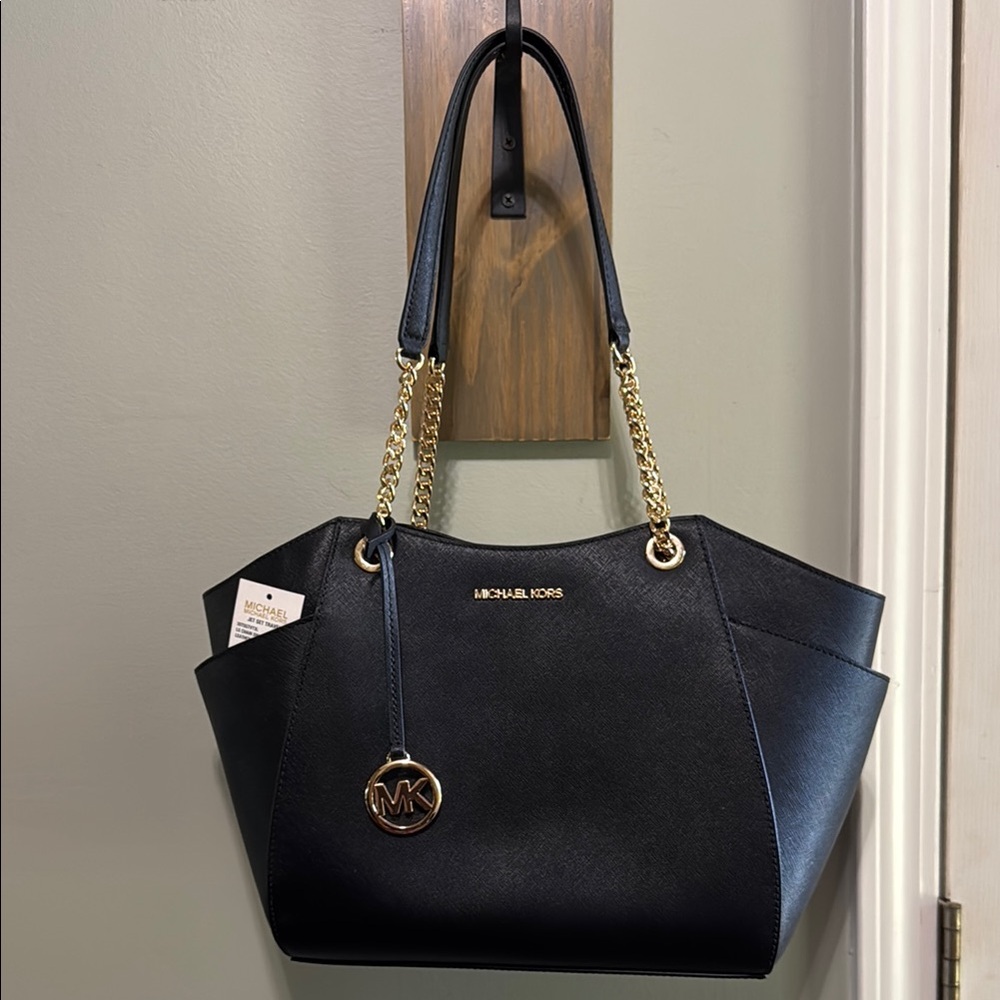 Michael Kors Black Tote Bag with tag